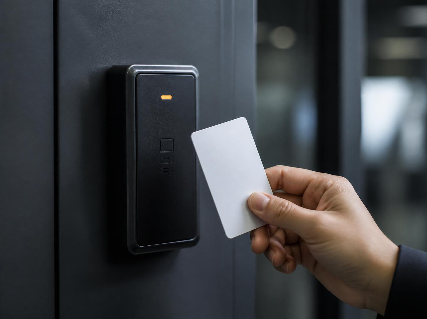 Lector de control de acceso con credencial